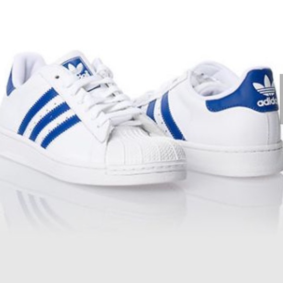 adidas superstar metallic blue